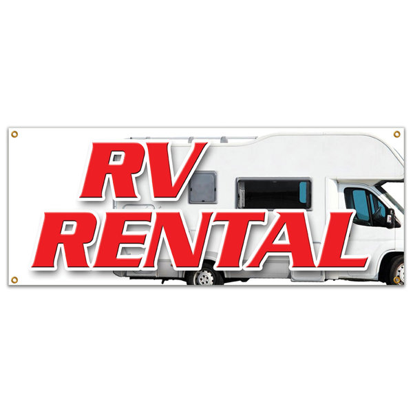 SignMission RV Rental Banner Sign Wayfair